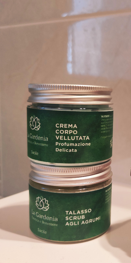 Duo Kit CREMA CORPO VELLUTATA e THALASSO SCRUB AGLI AGRUMI
