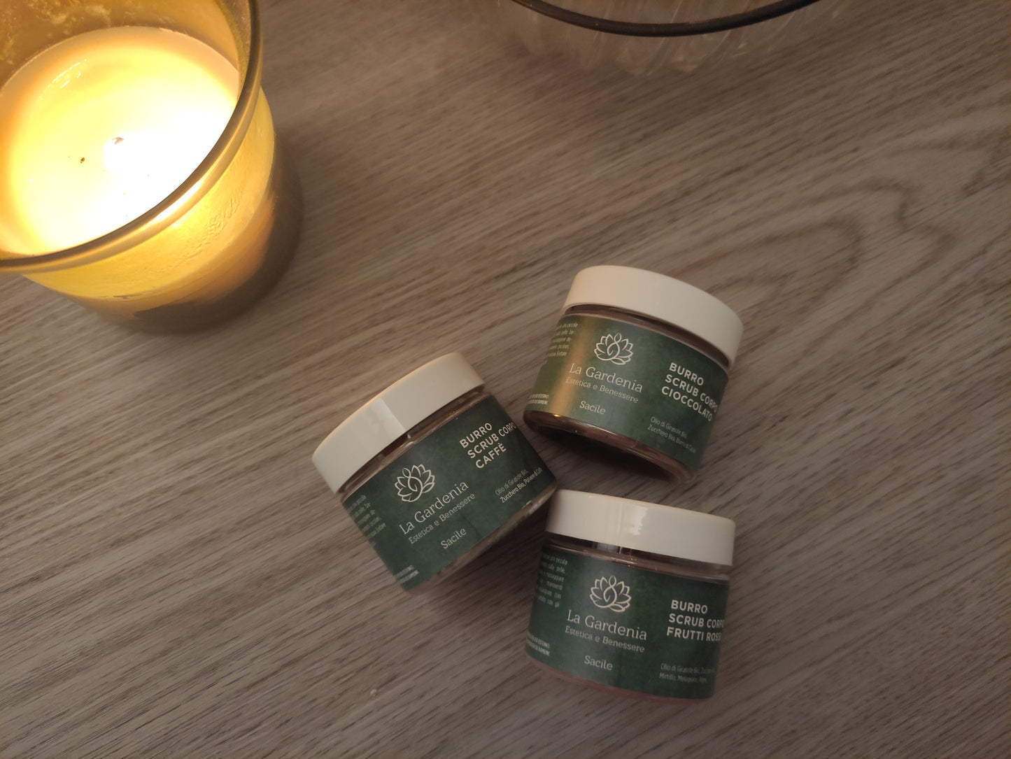 Burro scrub corpo Caffè